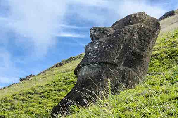 29 - Chile - isla de Rapa Nui o Pascua - Rano Raraku